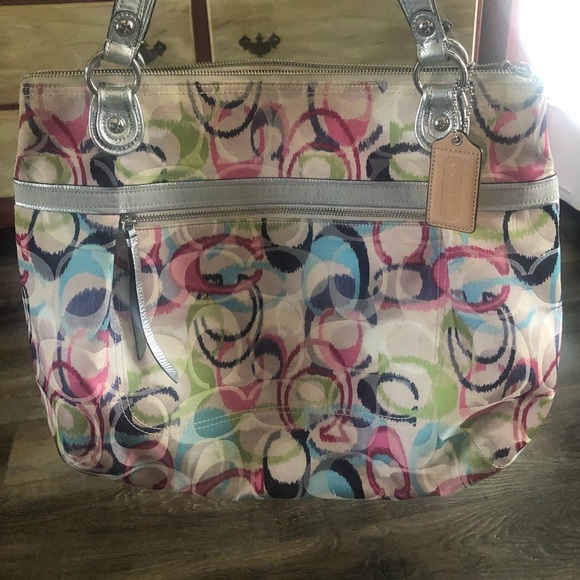 Colorful Coach Purse - Picture 2 of 4